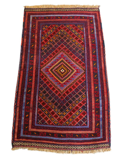  131×80cm 手織りマシュワニキリム