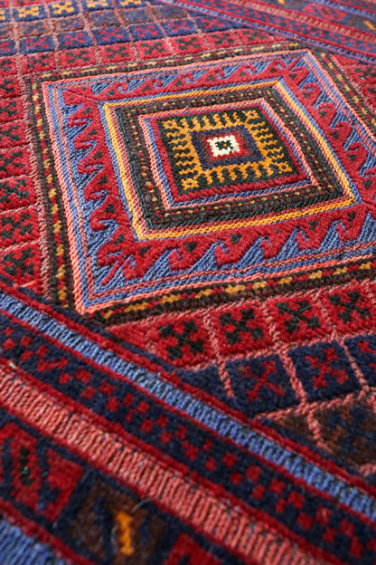131×80cm 手織りマシュワニキリム Decorworks