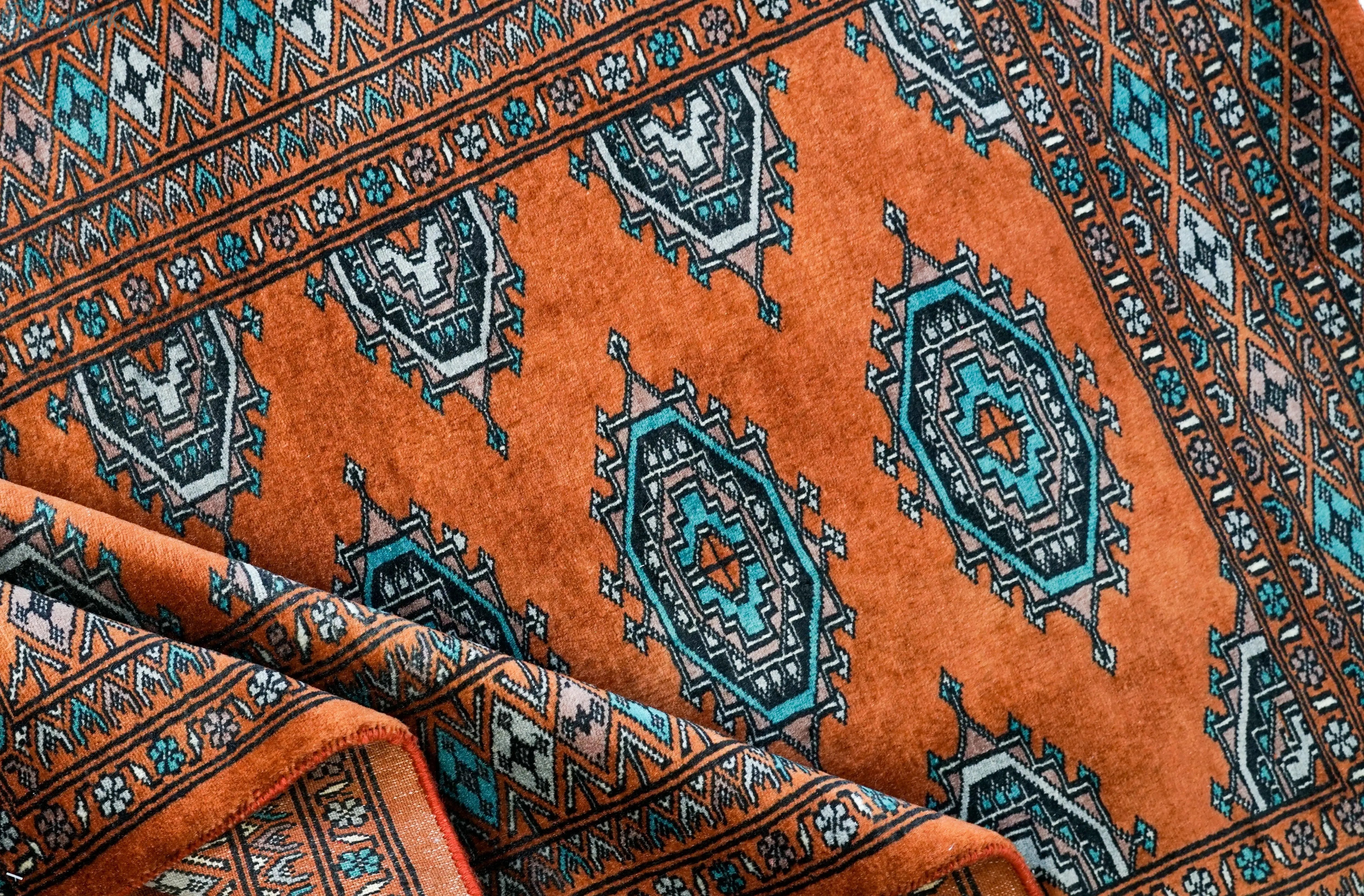 150×95cm パキスタン手織り絨毯 140×95cm パキスタン手織り絨毯 - Decorworks