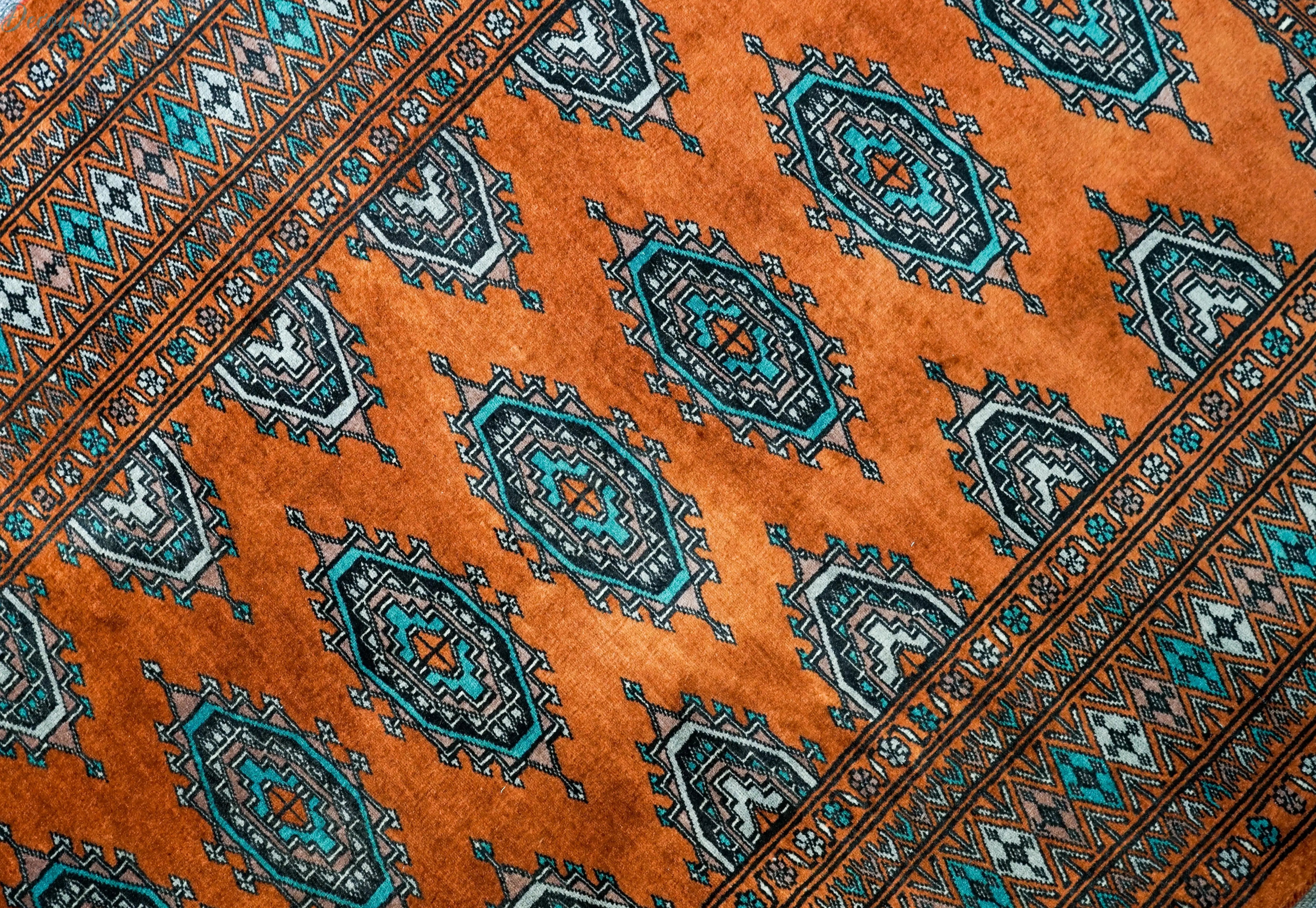 140×95cm パキスタン手織り絨毯 - Decorworks