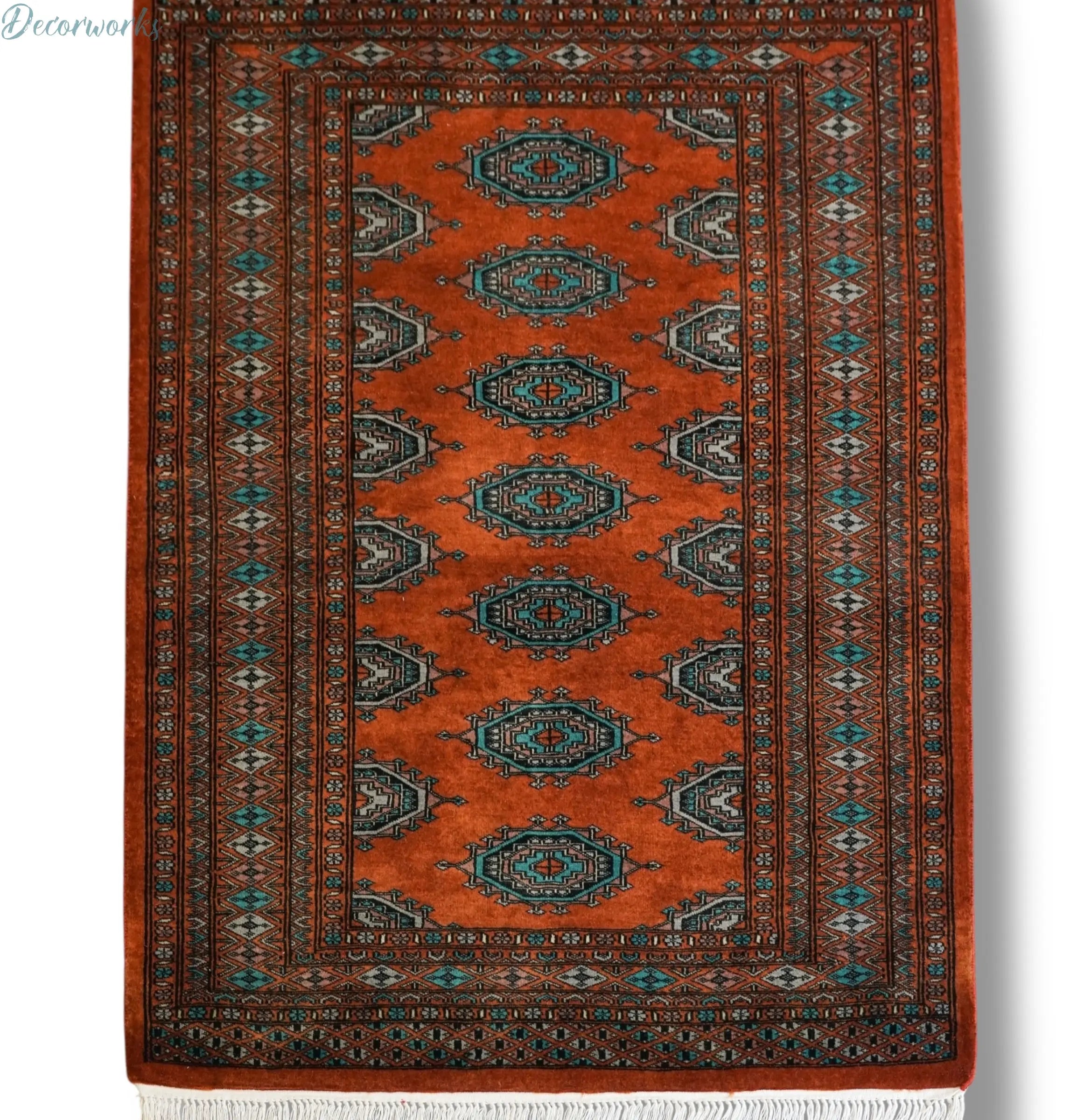 140×95cm パキスタン手織り絨毯 - Decorworks