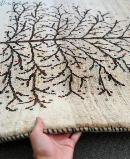 141×86cm  ペルシャ手織りギャッベ カシュクリ Decorworks