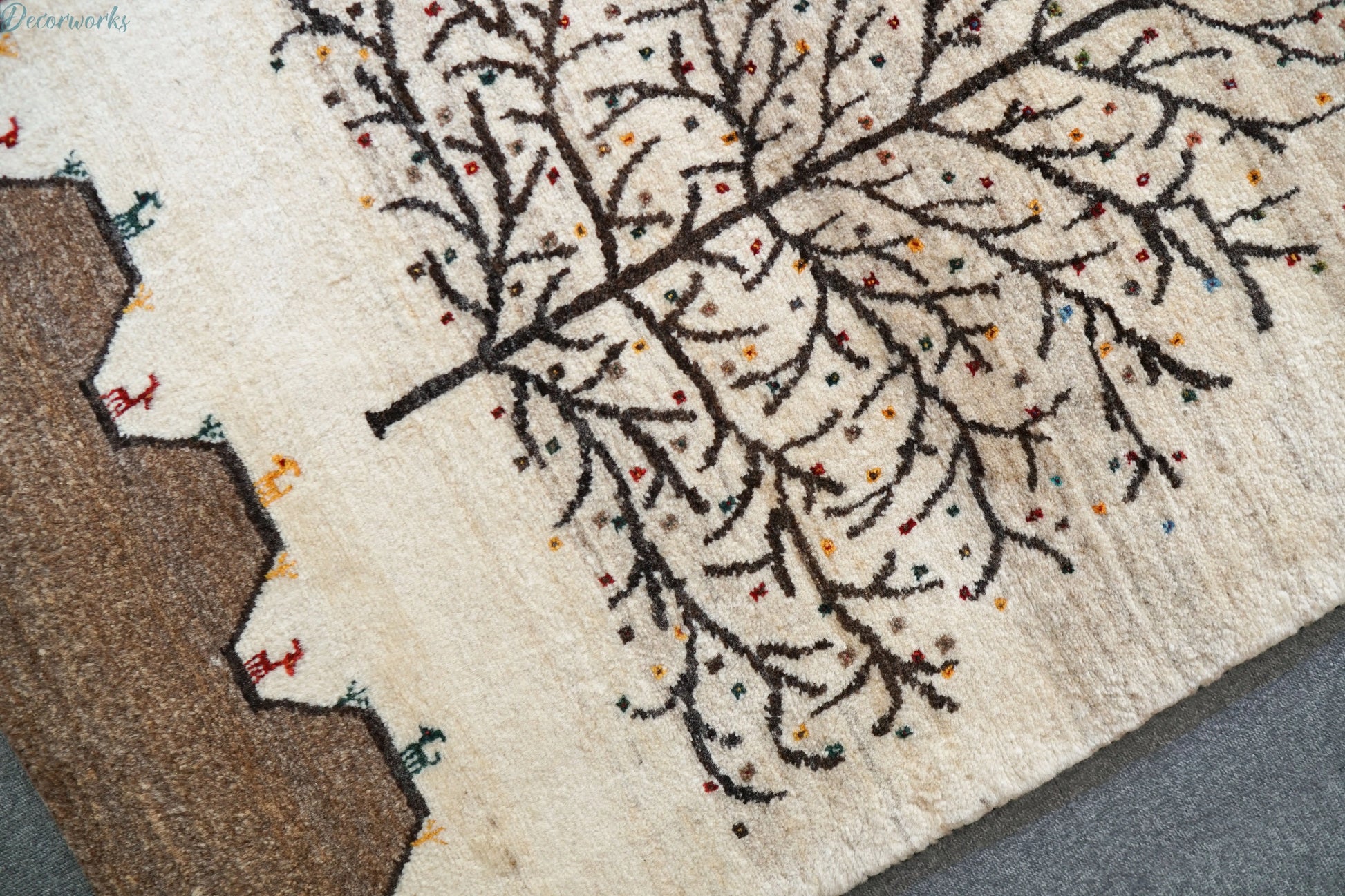 141×86cm  ペルシャ手織りギャッベ カシュクリ Decorworks