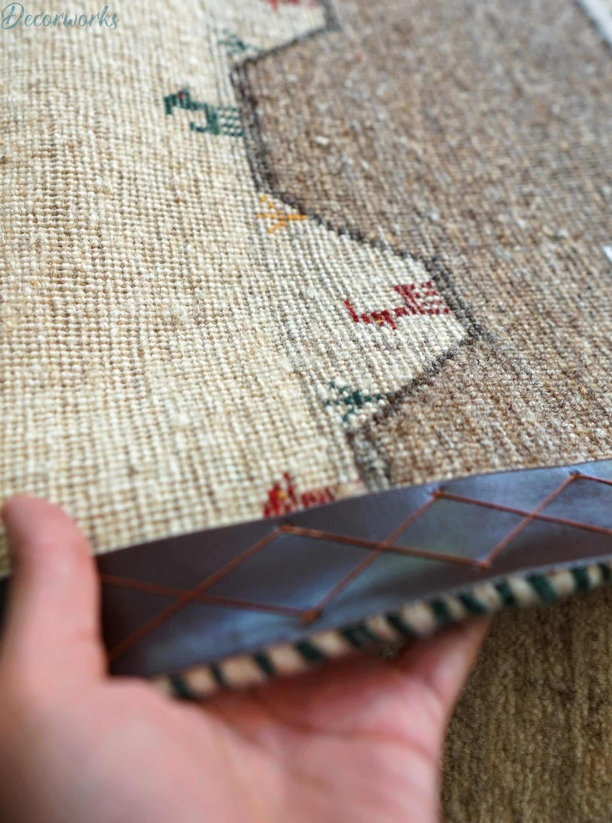 141×86cm  ペルシャ手織りギャッベ カシュクリ Decorworks
