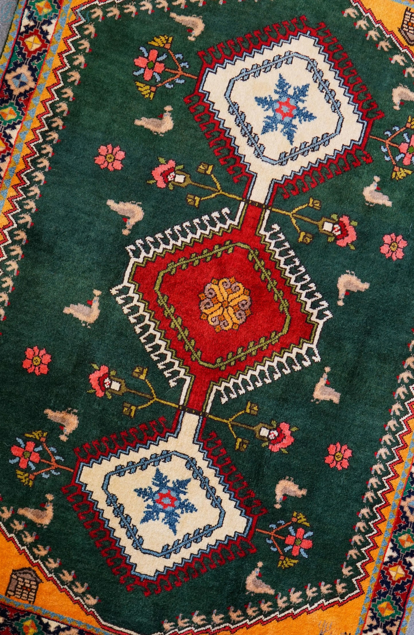 146×103cm ペルシャ絨毯 ヤラメ Decorworks