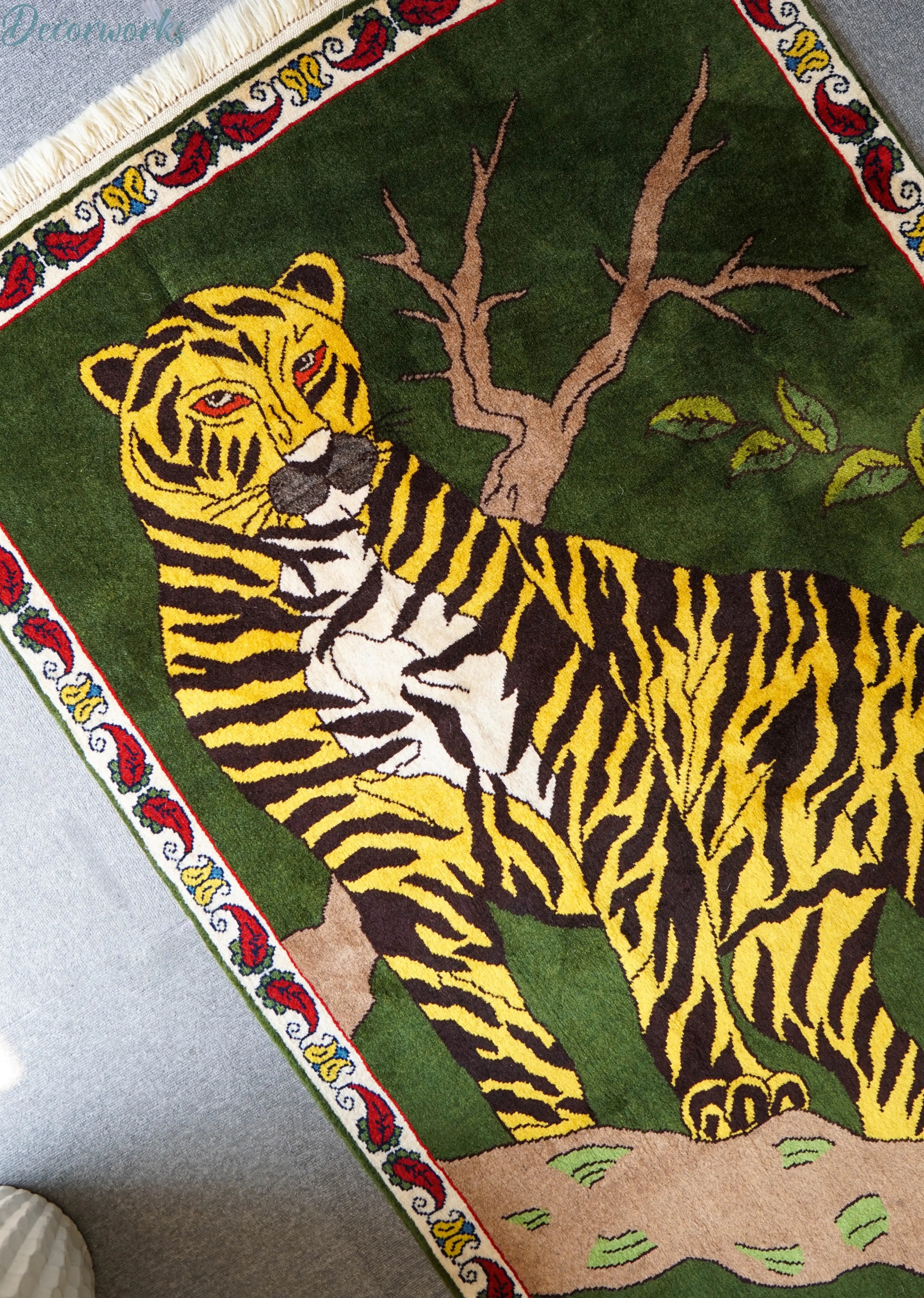 147x102cm 手織り ペルシャ絨毯 カシュカイ族 - Decorworks