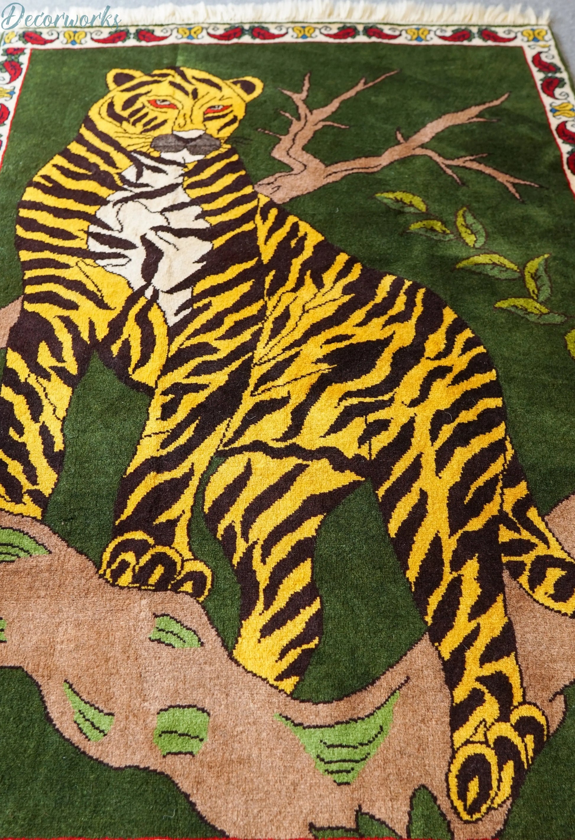147x102cm 手織り ペルシャ絨毯　カシュカイ族 Decorworks