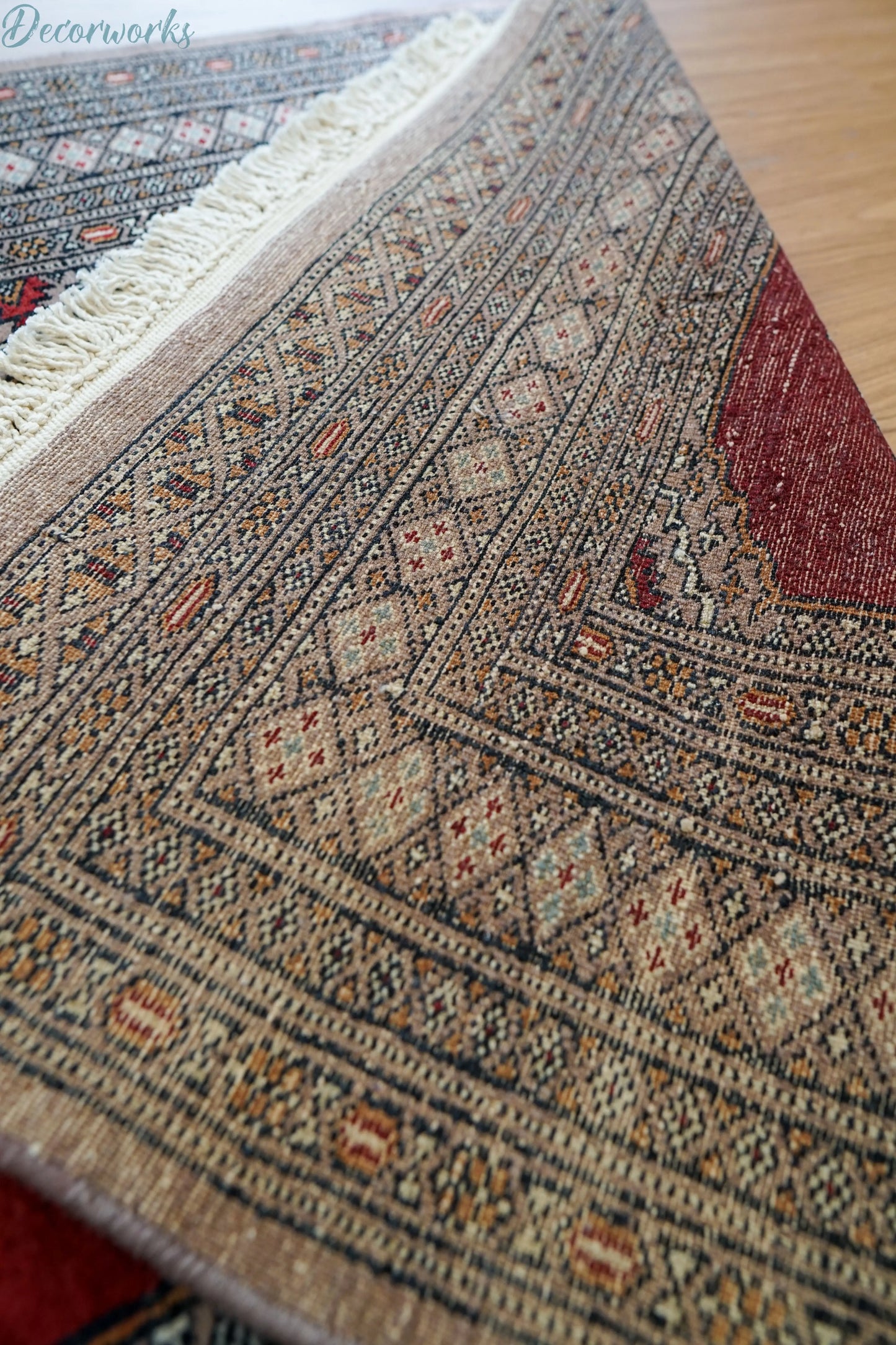 148×96cm パキスタン絨毯 ヴィンテージラグ Decorworks