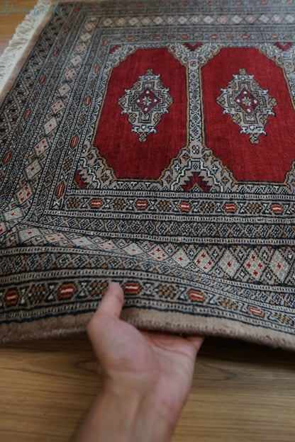 148×96cm パキスタン絨毯 ヴィンテージラグ Decorworks