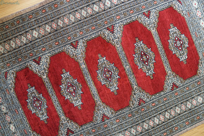 148×96cm パキスタン絨毯 ヴィンテージラグ Decorworks