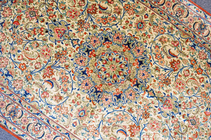 150×100cm ペルシャ絨毯　クム産　シルク 100% Decorworks