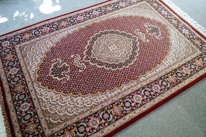 154×100cm 手織り ペルシャ絨毯 タブリーズ産　50RAJ Decorworks