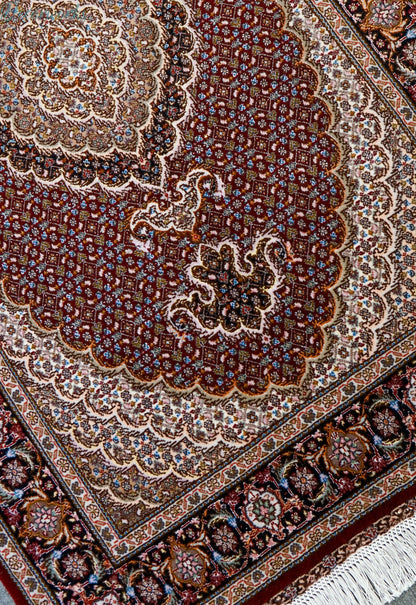 154×100cm 手織り ペルシャ絨毯 タブリーズ産　50RAJ Decorworks