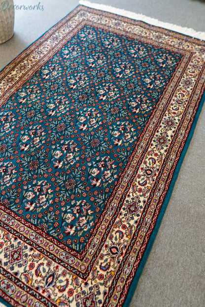 154×97cm ペルシャ 手織り絨毯　ムード産 Decorworks