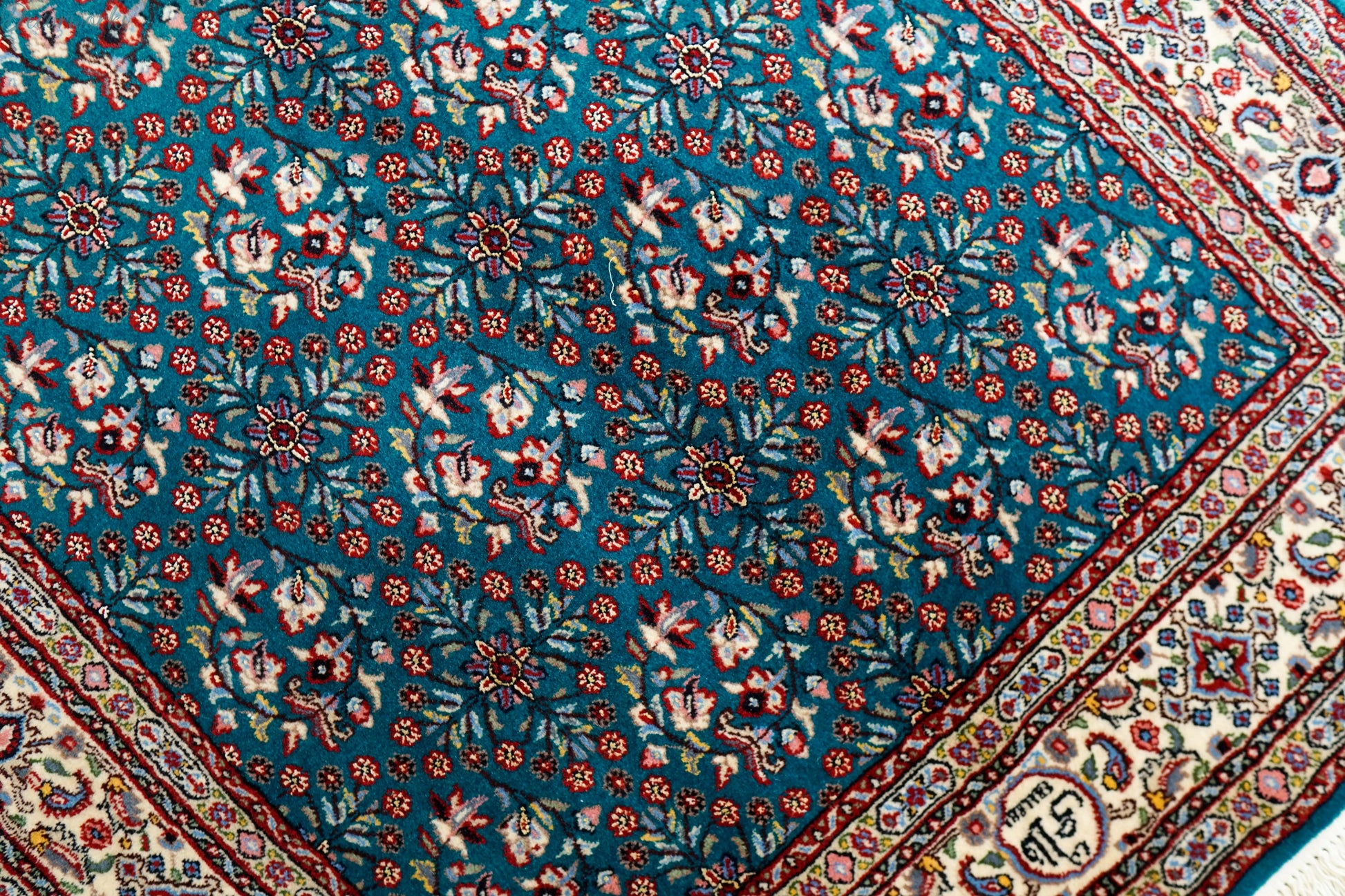 154×97cm ペルシャ 手織り絨毯　ムード産 Decorworks