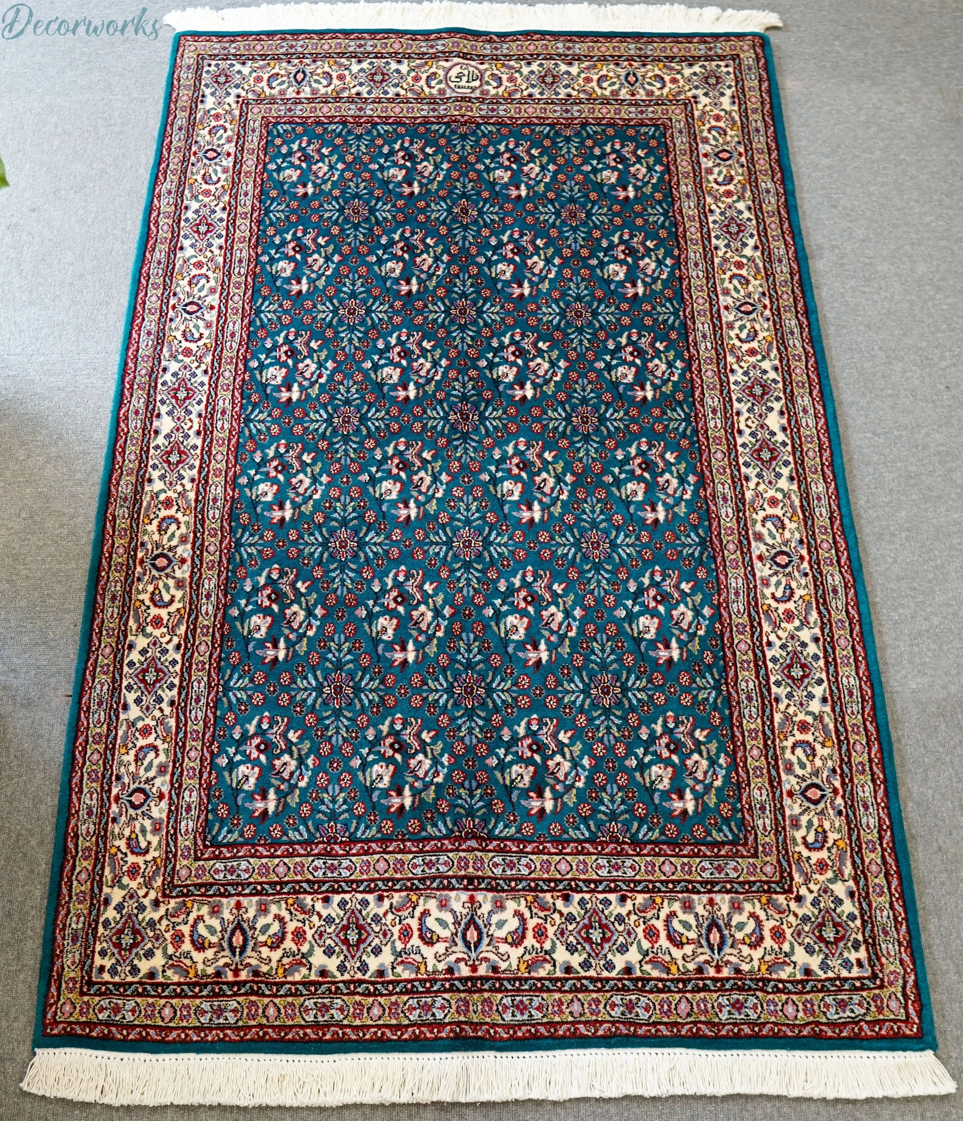 154×97cm ペルシャ 手織り絨毯　ムード産 Decorworks