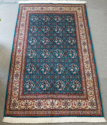 154×97cm ペルシャ 手織り絨毯　ムード産 Decorworks