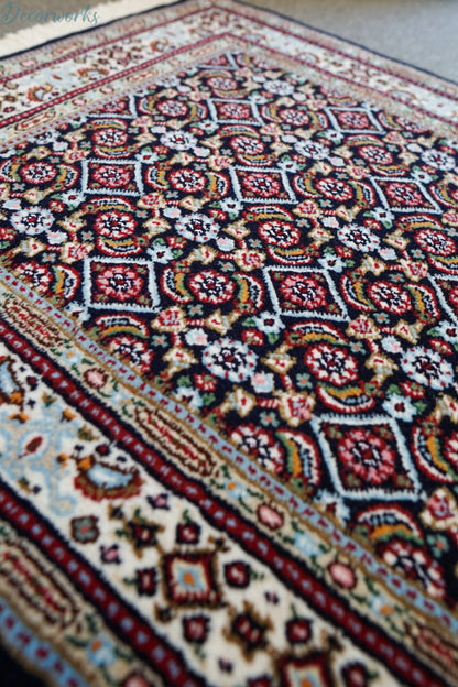 154×97cm ペルシャ 手織り絨毯　ムード産 Decorworks