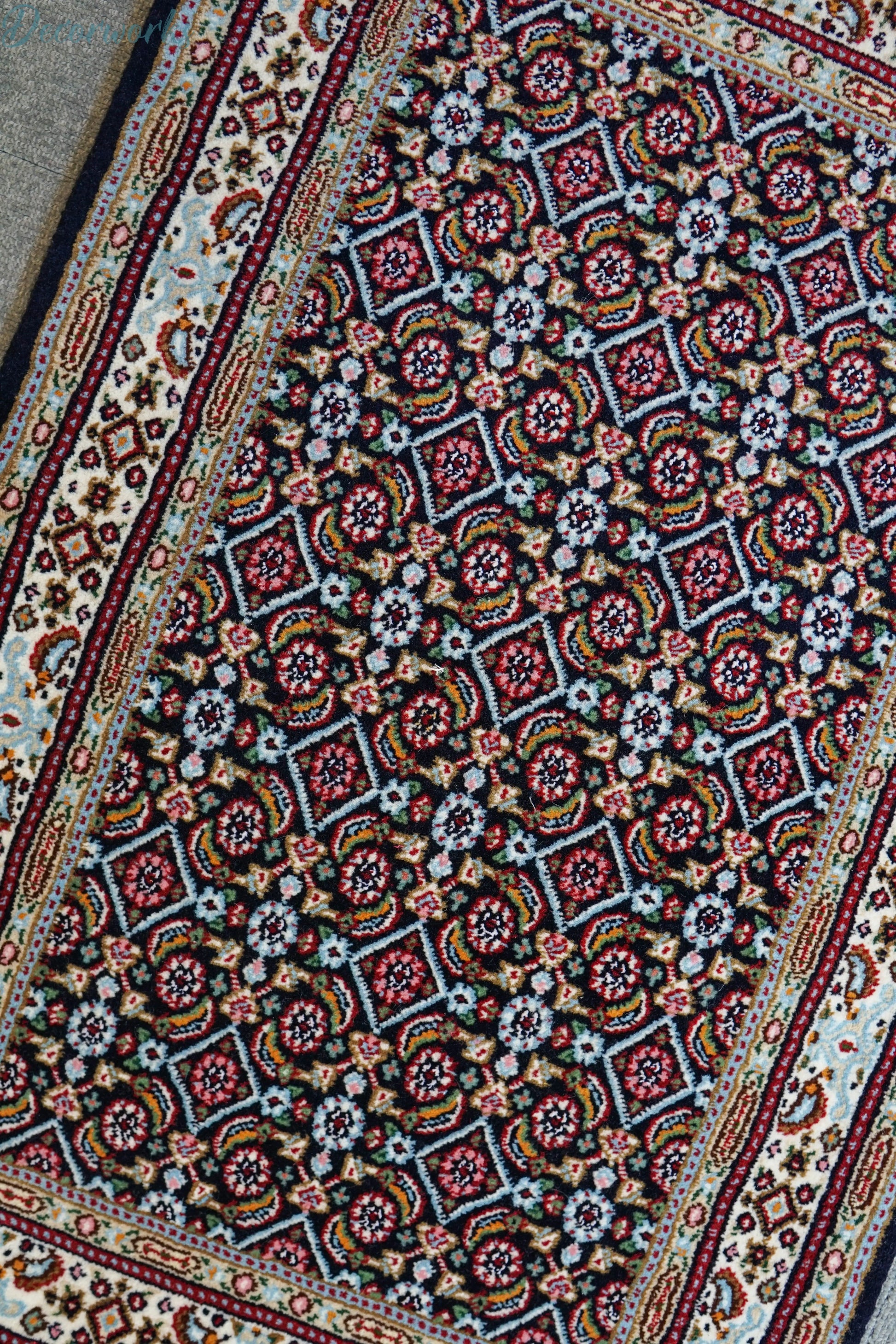 154×97cm ペルシャ 手織り絨毯　ムード産 Decorworks