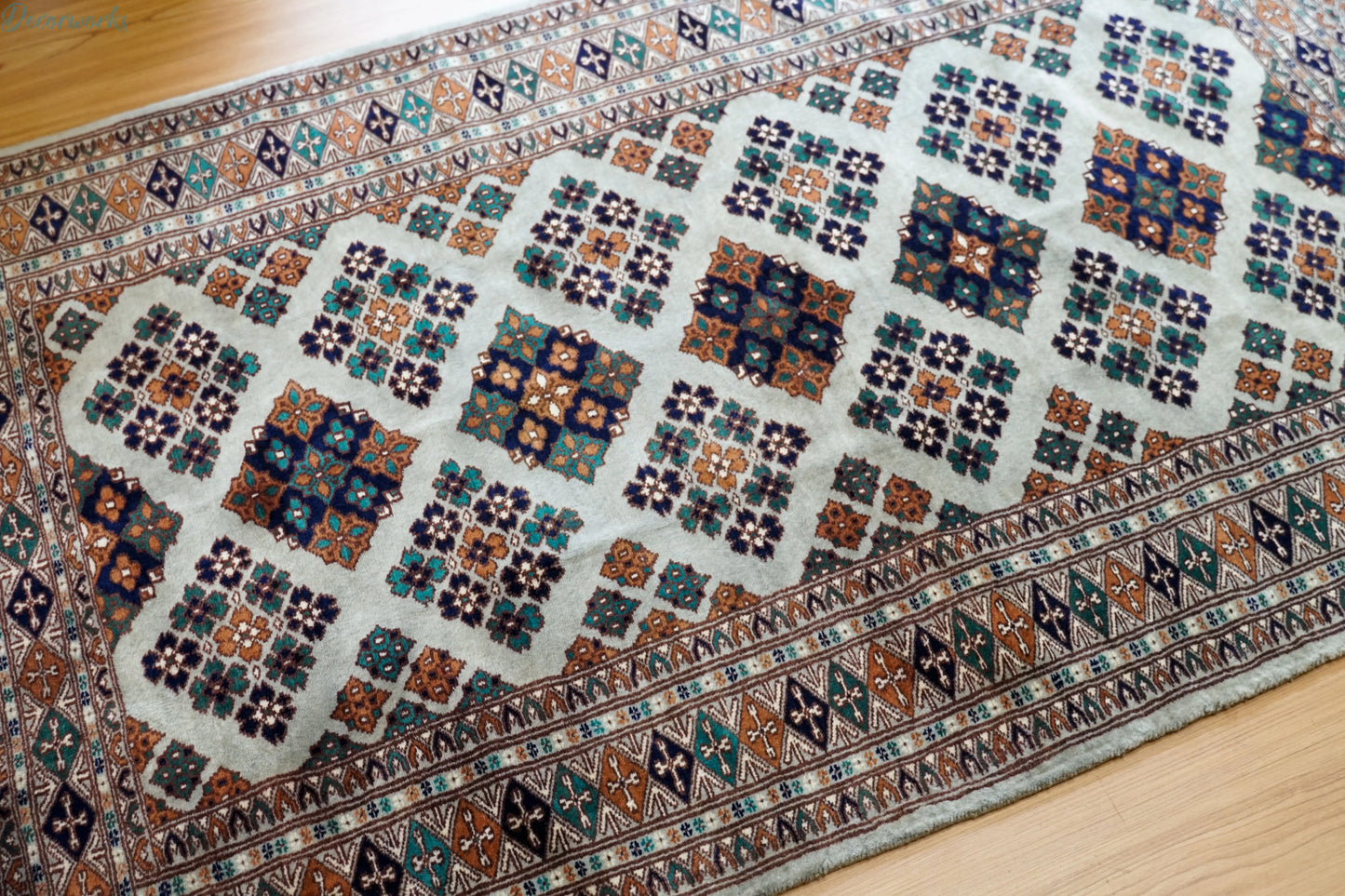 156×90cm   パキスタン手織り絨毯 Decorworks