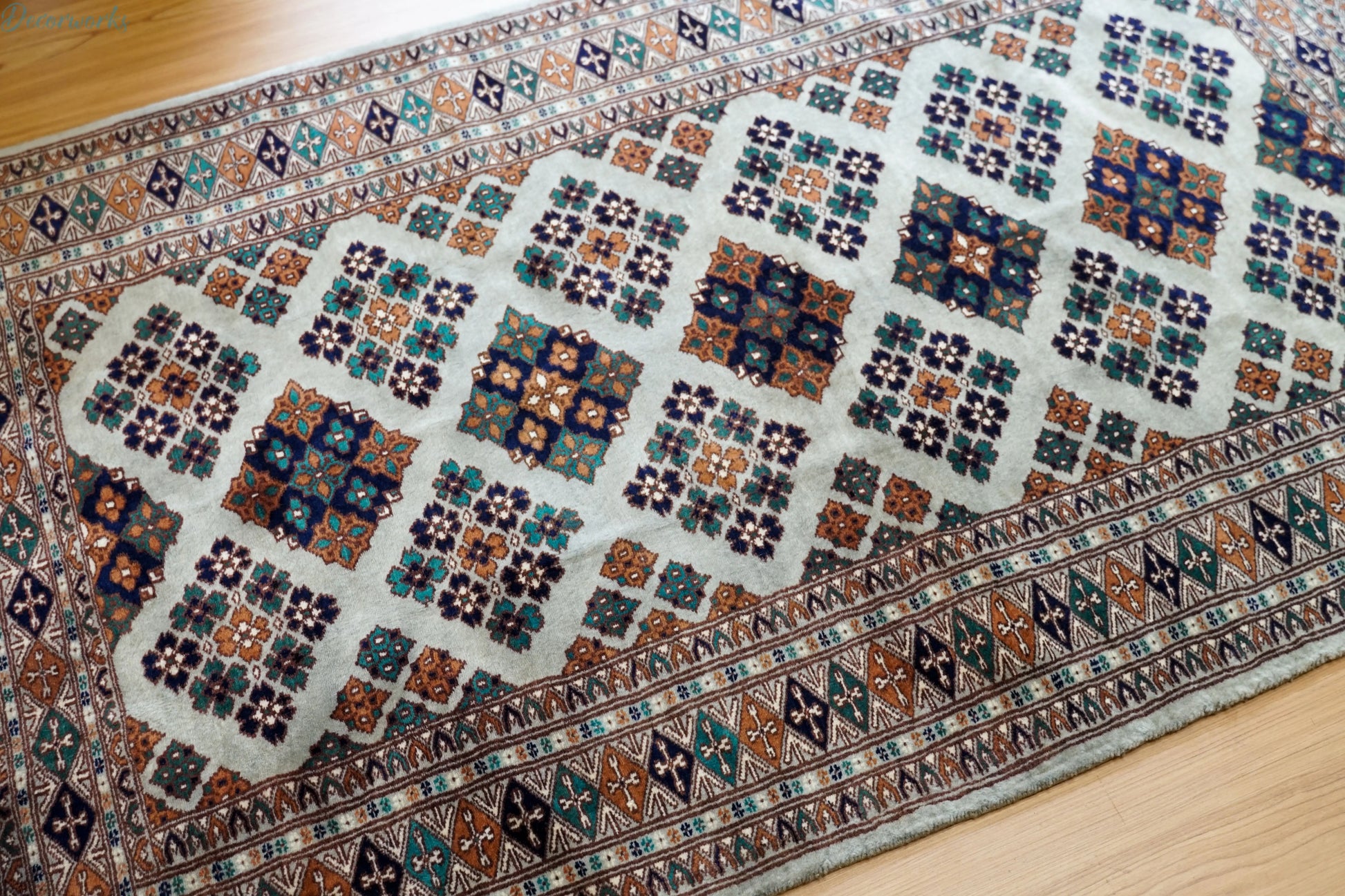 156×90cm   パキスタン手織り絨毯 Decorworks