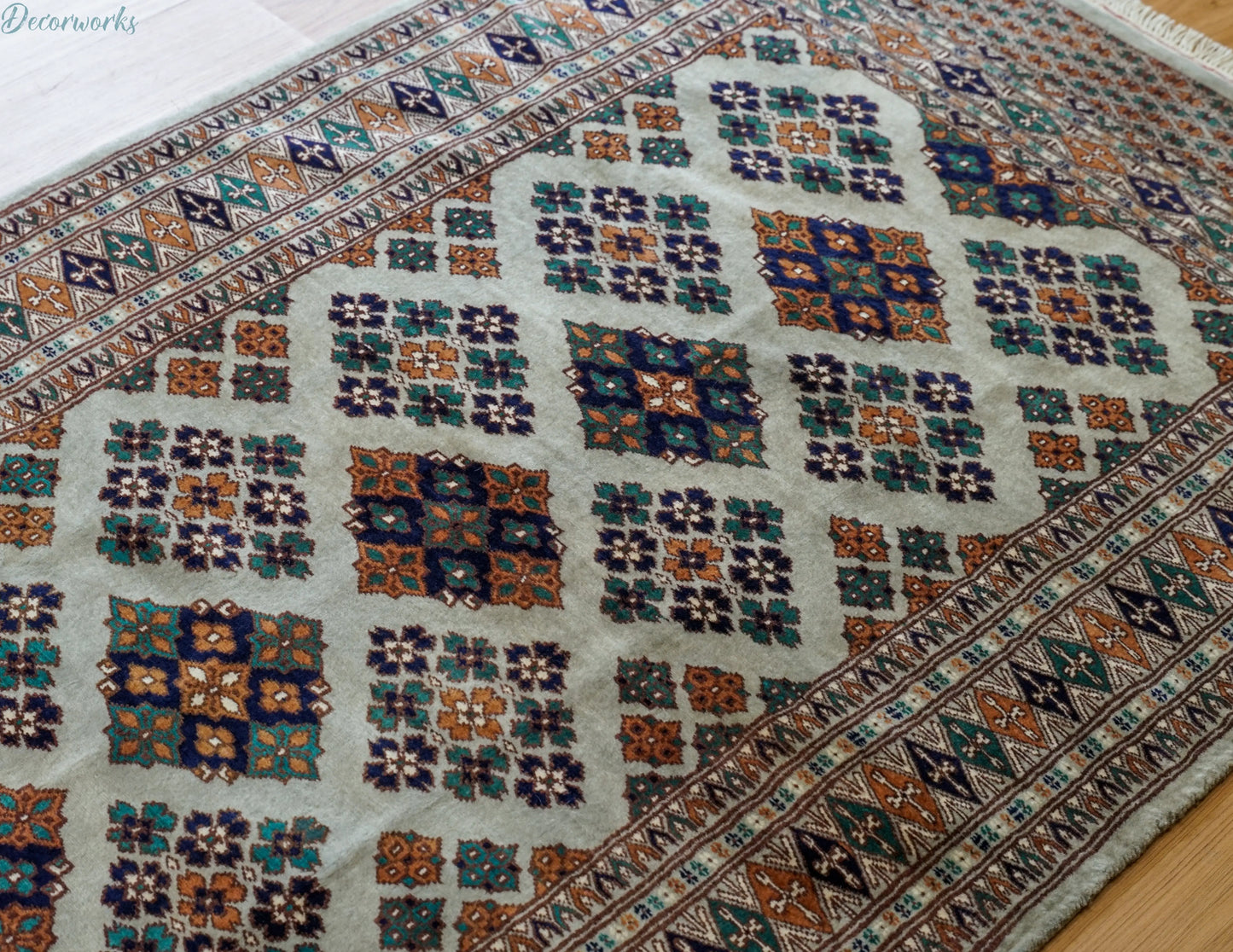 156×90cm   パキスタン手織り絨毯 Decorworks