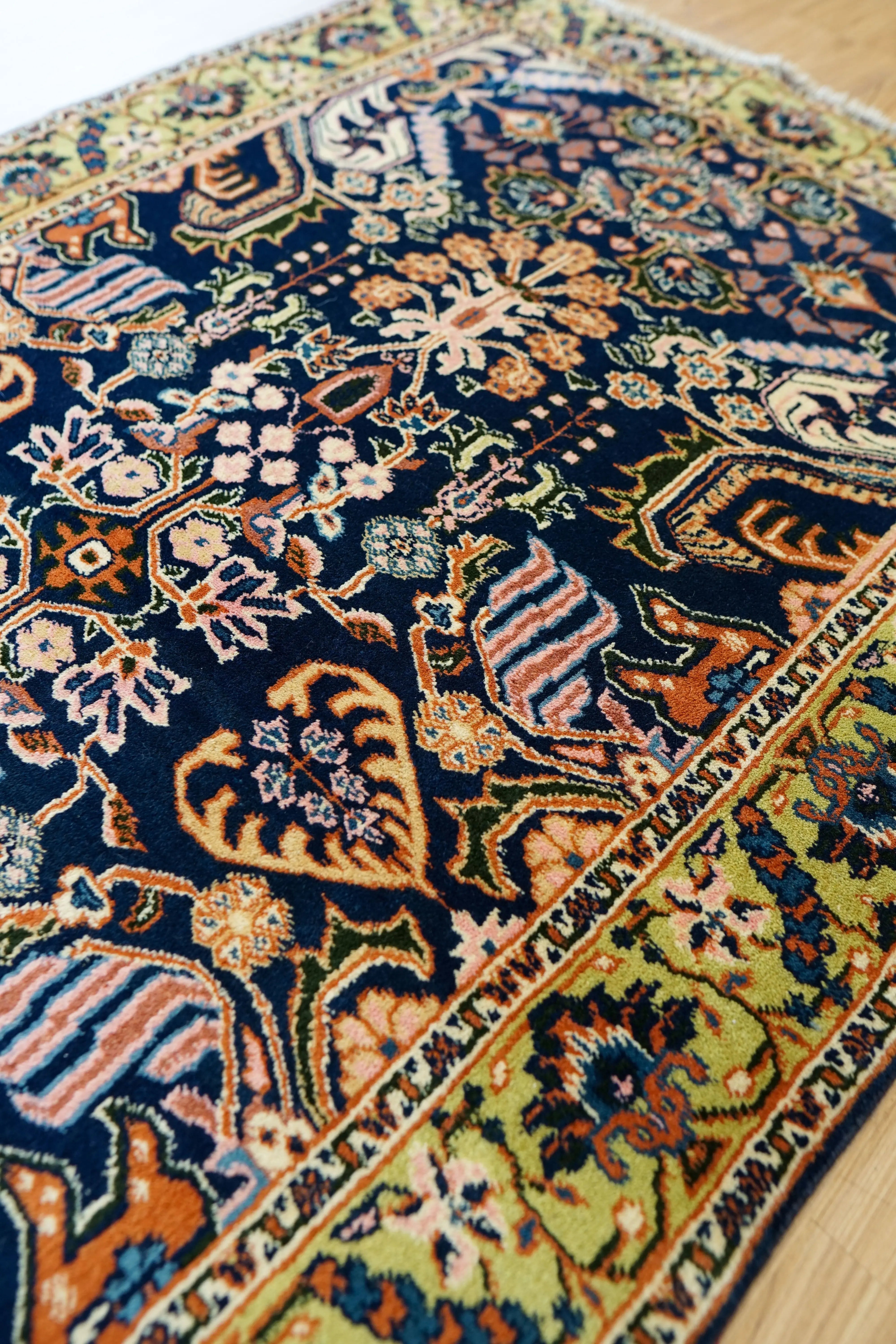 トライバルラグペルシャ手織り絨毯 バルーチ ウール-157×91cm - Decorworks