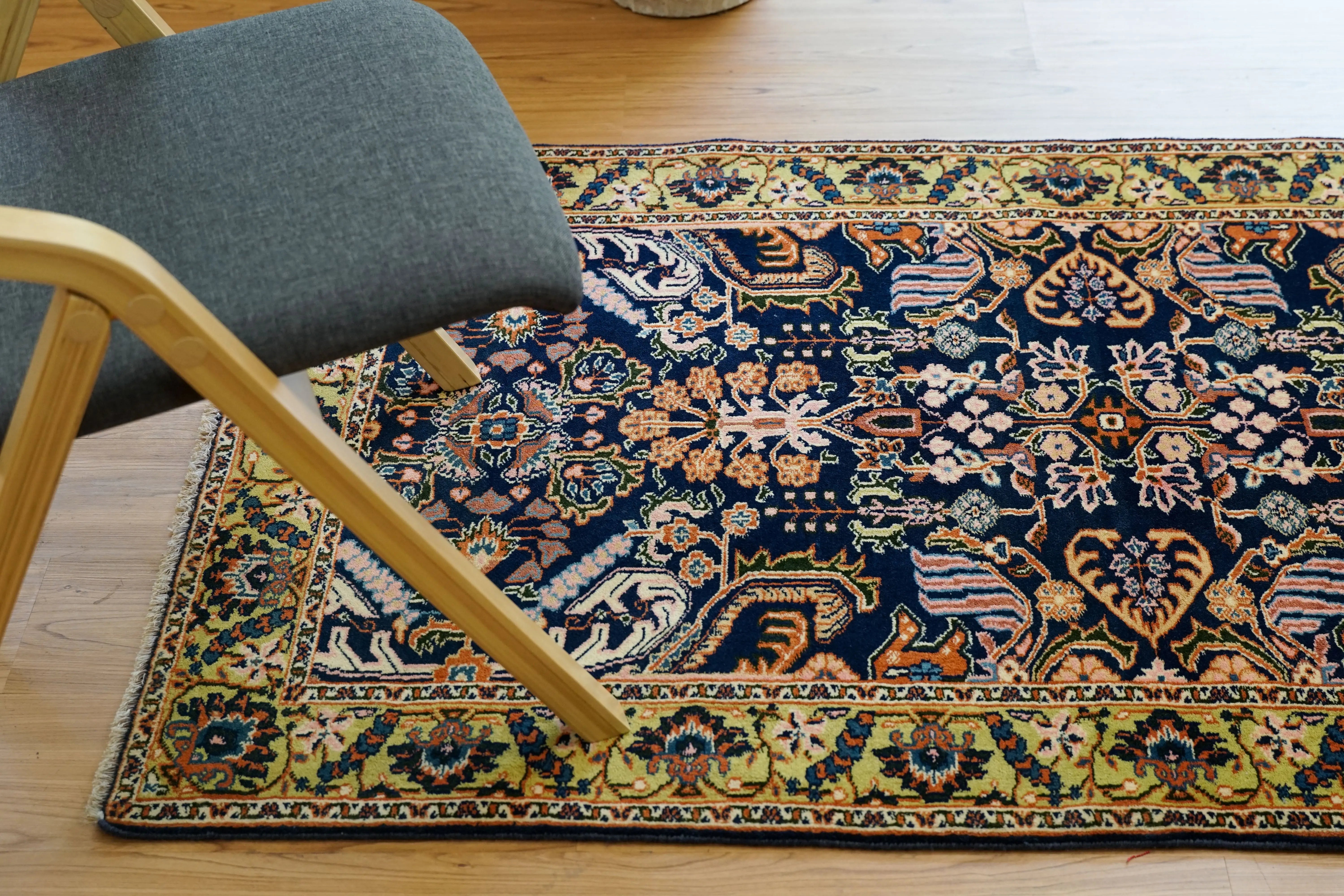 トライバルラグペルシャ手織り絨毯 バルーチ ウール-157×91cm - Decorworks