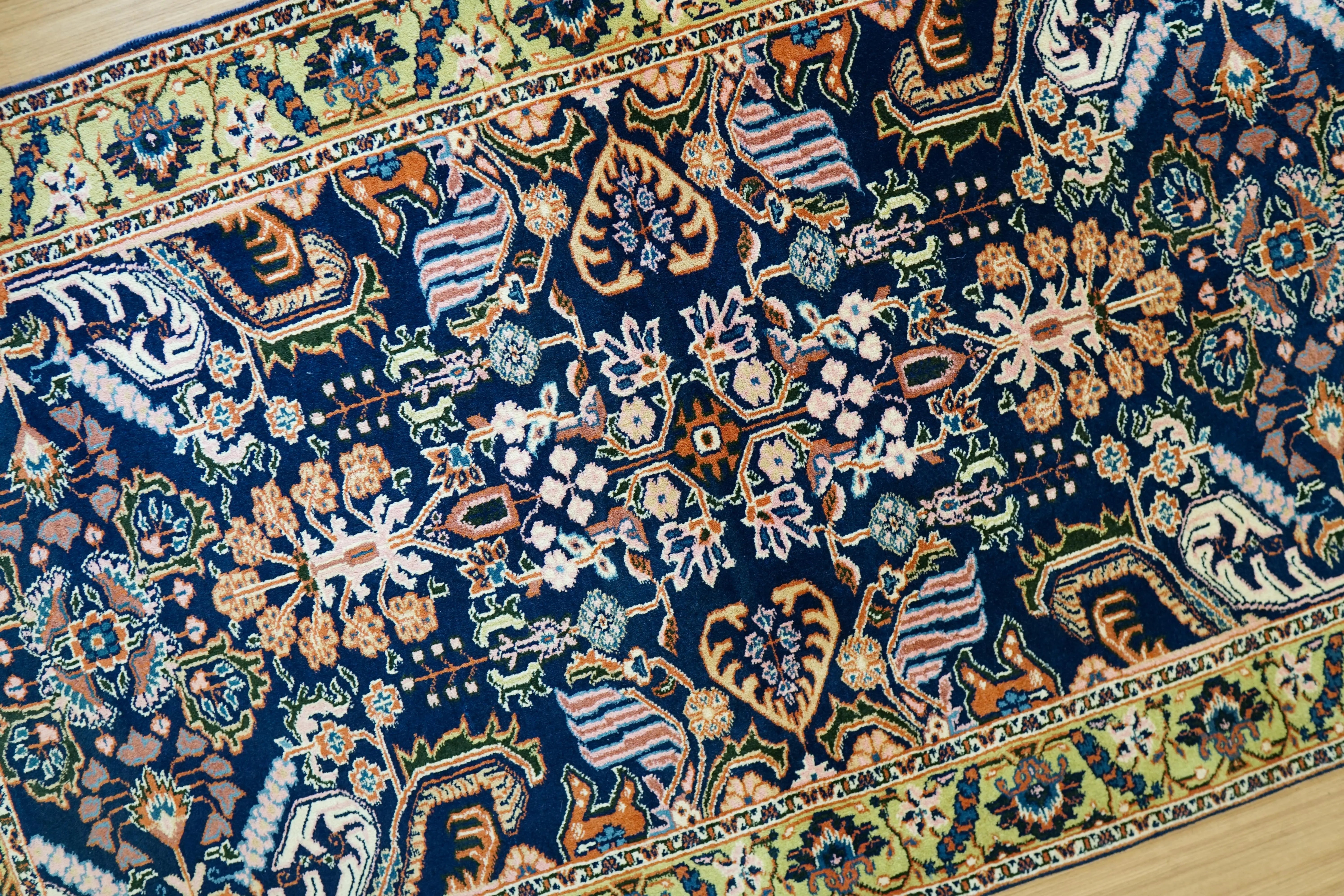 トライバルラグペルシャ手織り絨毯 バルーチ ウール-157×91cm - Decorworks