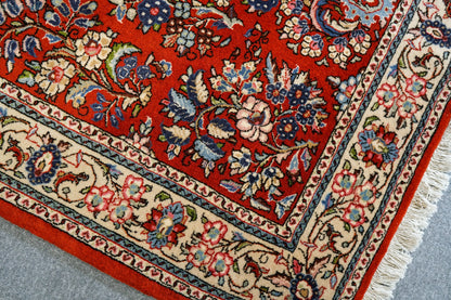 160×110cm　　クム産 ペルシャ絨毯 コルクウール Decorworks