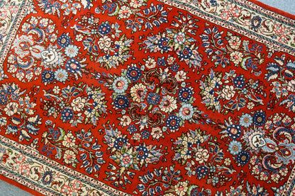 160×110cm　　クム産 ペルシャ絨毯 コルクウール Decorworks