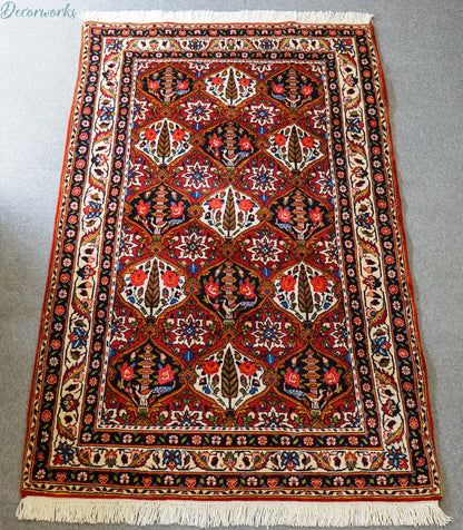 162×105cm ペルシャ絨毯 バクティアリ Decorworks