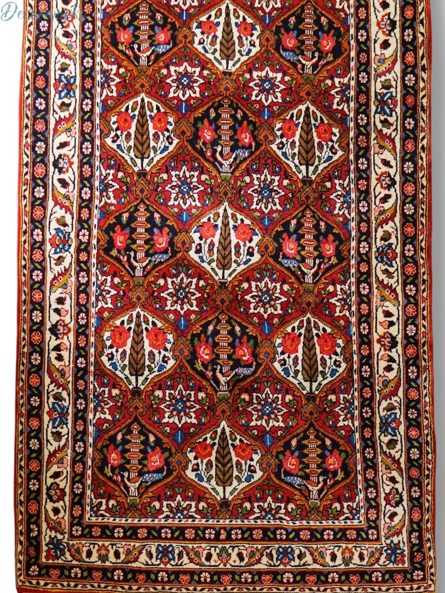 162×105cm ペルシャ絨毯 バクティアリ Decorworks