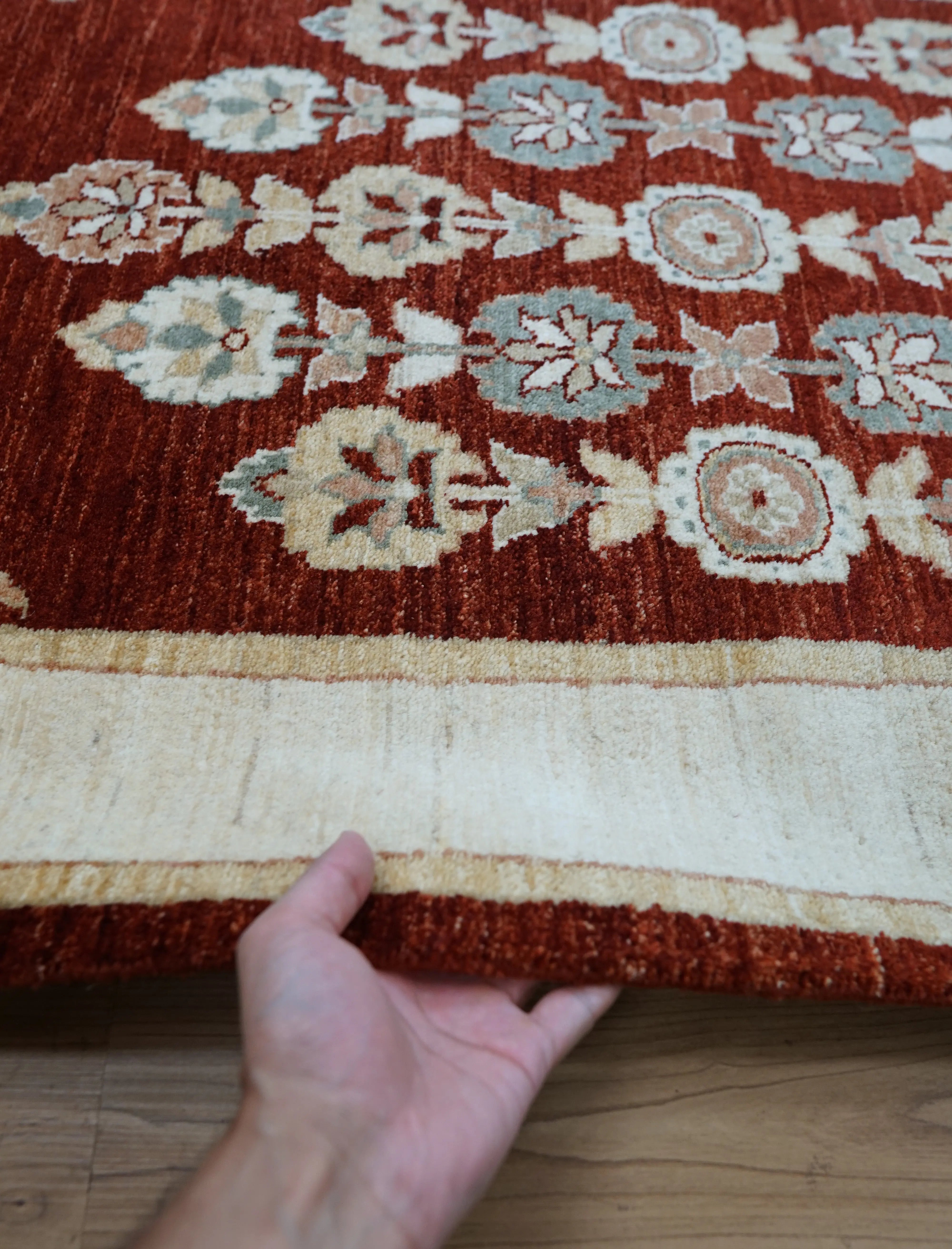 163×97cm パキスタン手織りギャッベ - Decorworks 163×97cm パキスタン手織りギャッベ - Decorworks