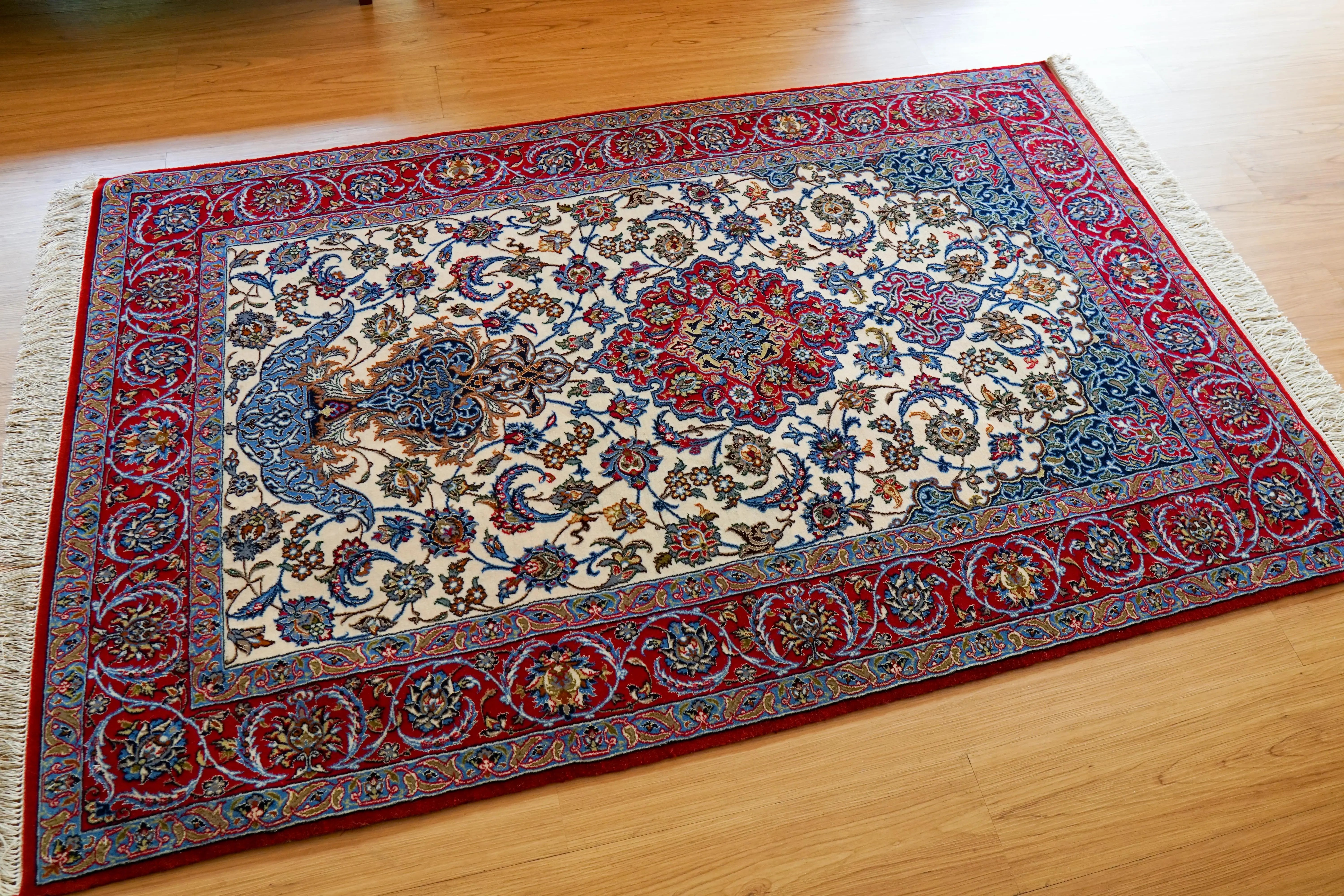 オールド ケルマン産 シルク入り ペルシャ絨毯 92×62cm オールド ケルマン産 シルク入り ペルシャ絨毯 92×62cm-クーポン