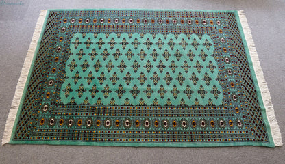 180×129cm パキスタン手織り絨毯 Decorworks