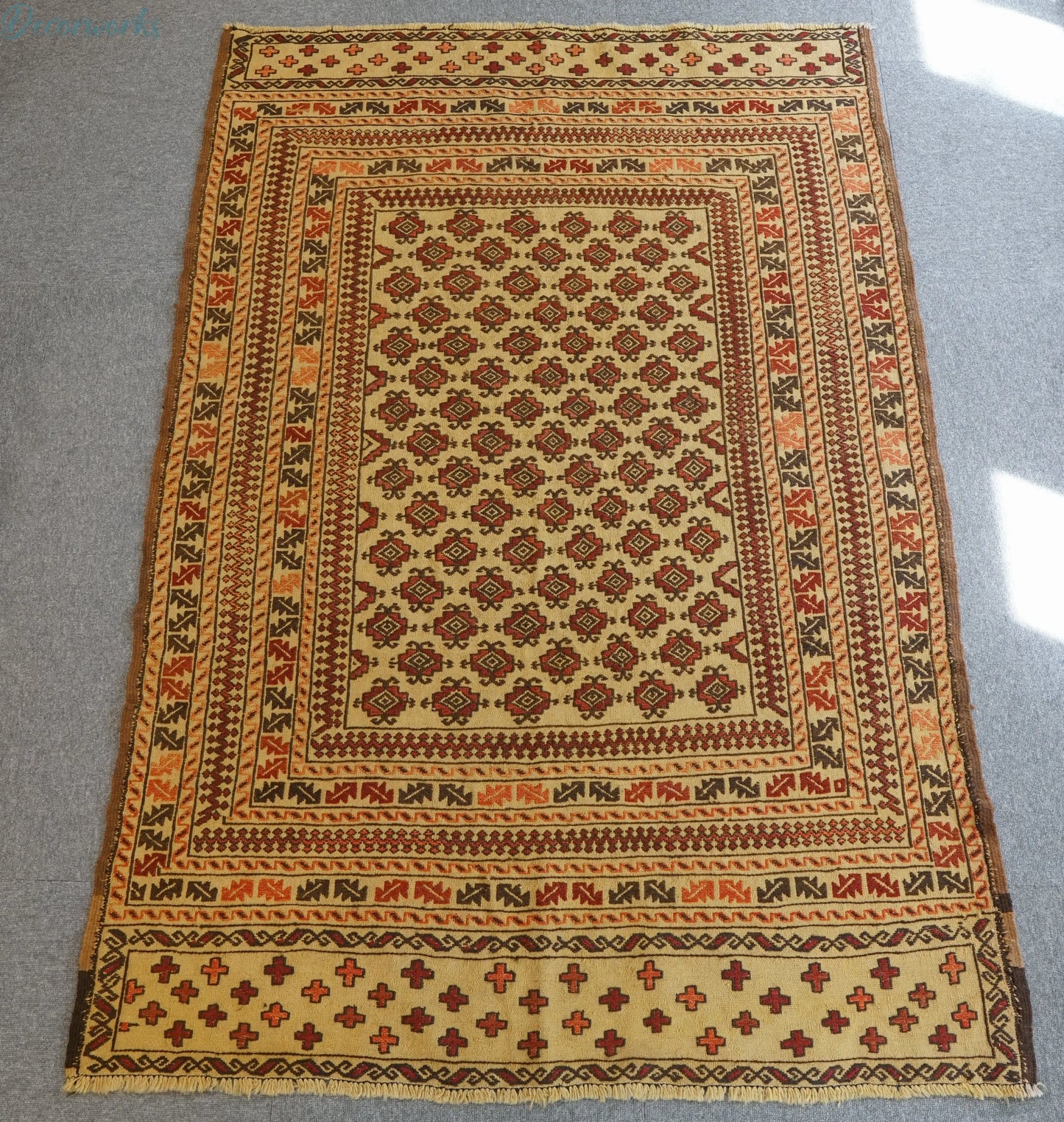 180×130cm ペルシャ手織りキリム Decorworks