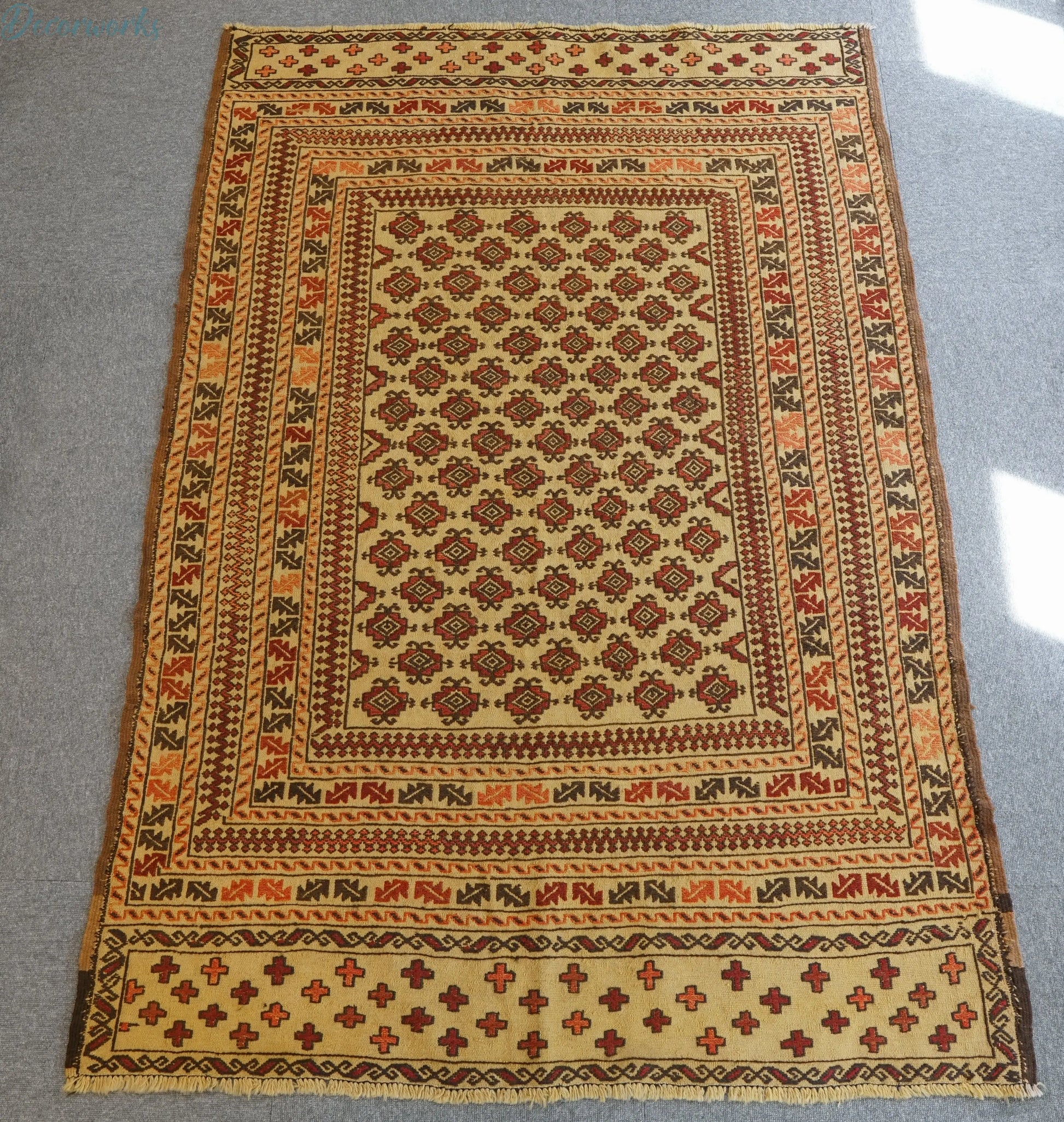 180×130cm ペルシャ手織りキリム Decorworks