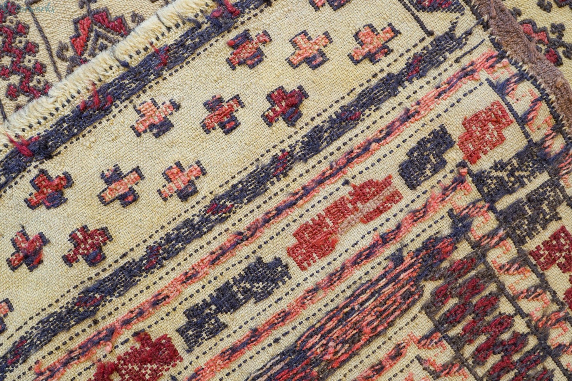 180×130cm ペルシャ手織りキリム Decorworks