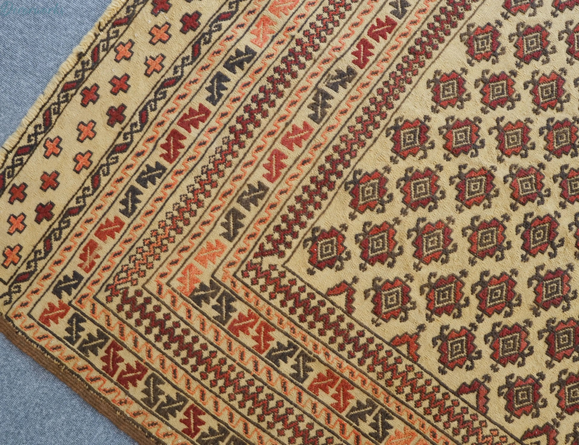 180×130cm ペルシャ手織りキリム Decorworks