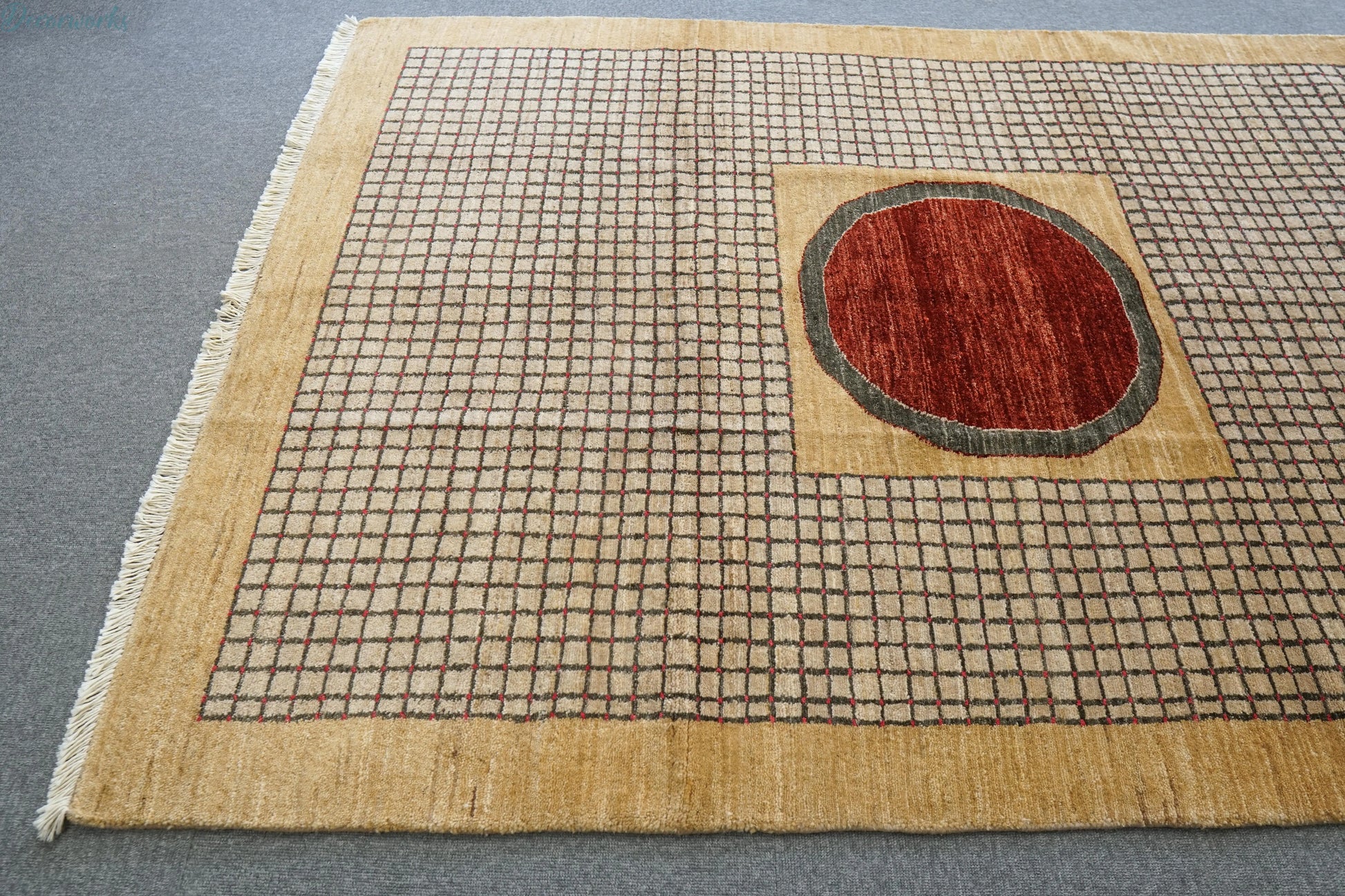 180cm×130cm ガズニウール手織りギャッベ ラグ ギャベ - Decorworks