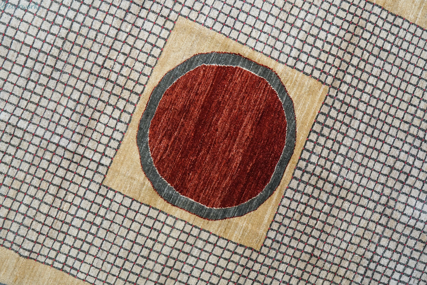 180cm×130cm ガズニウール手織りギャッベ ラグ ギャベ - Decorworks