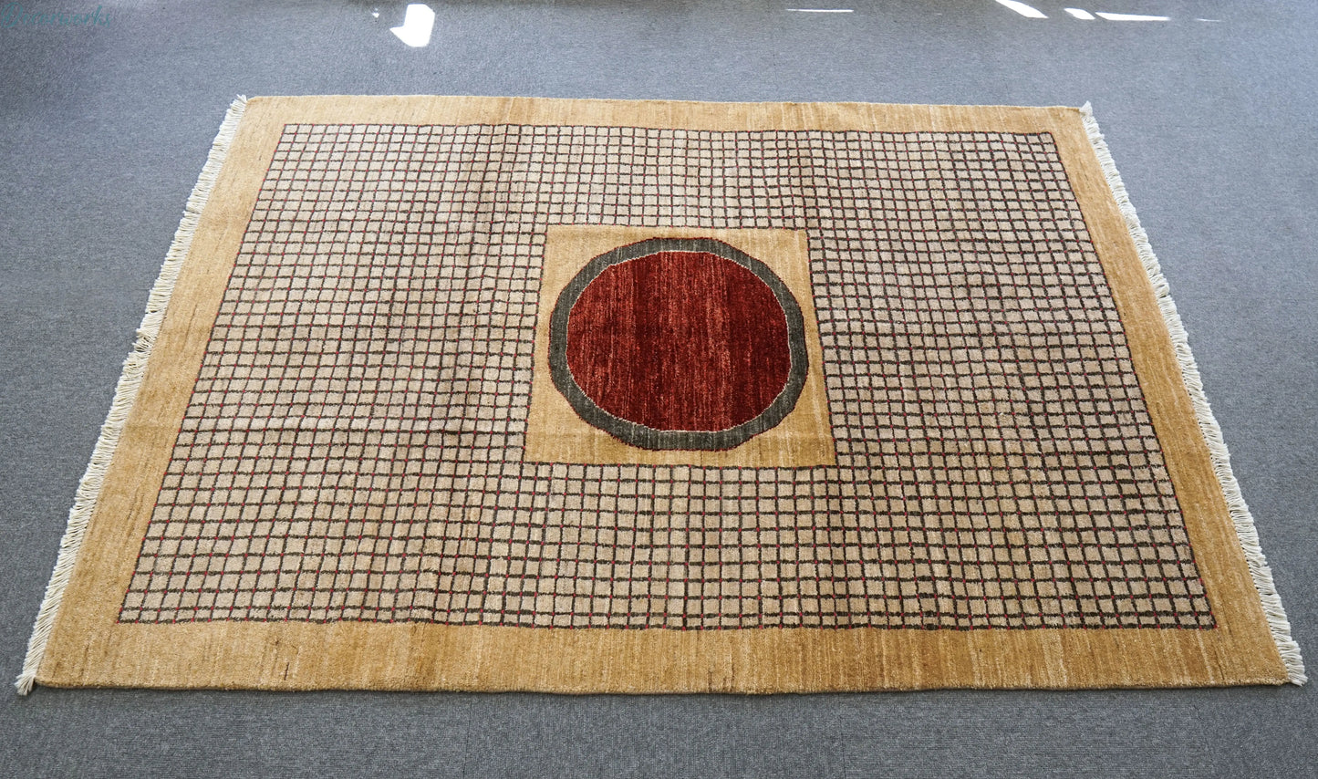180cm×130cm ガズニウール手織りギャッベ ラグ ギャベ - Decorworks