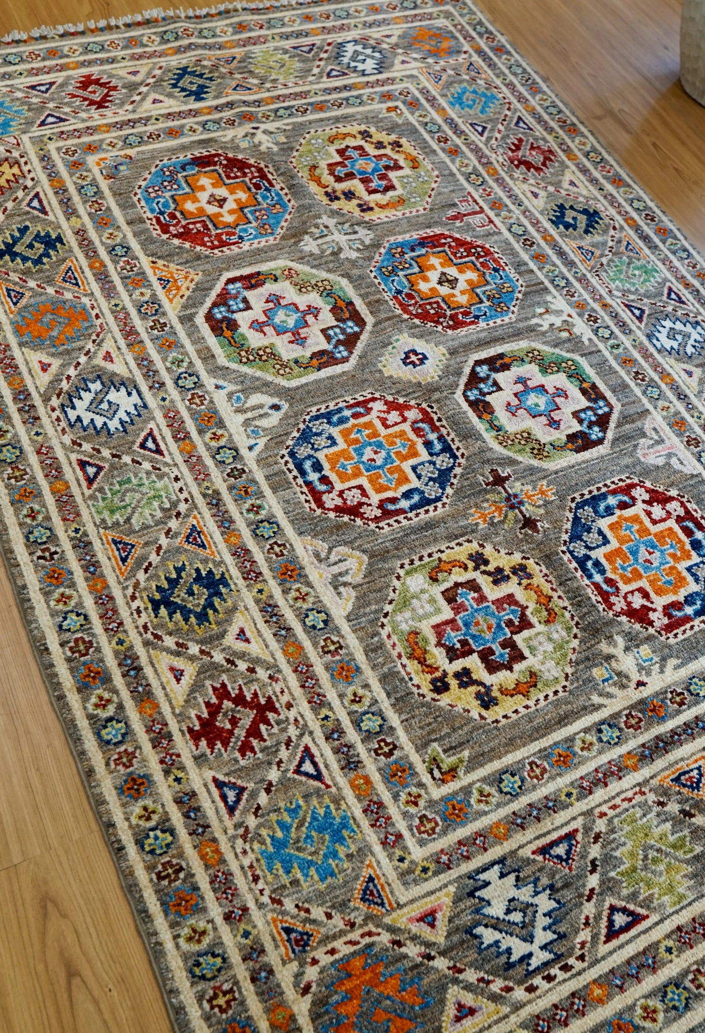 183×116cｍ アフガニスタン ガズニーウール手織り絨毯 Decorworks
