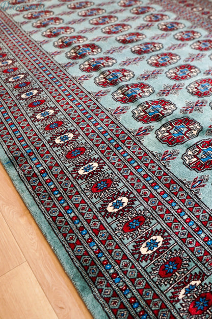 190×127cm トルクメン ボハララグ 手織り絨毯 Decorworks