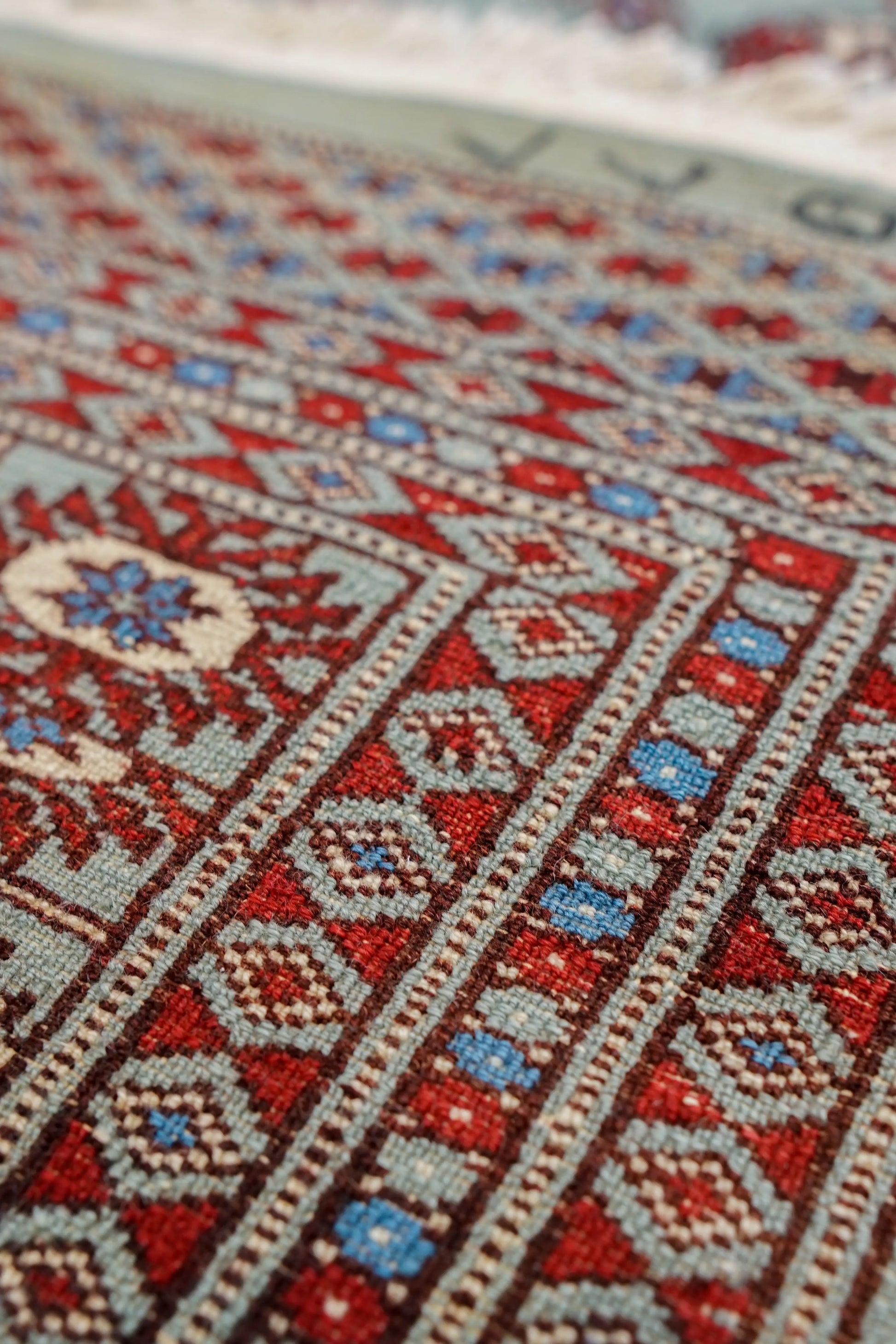 190×127cm トルクメン ボハララグ 手織り絨毯 Decorworks