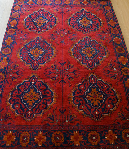 アフガニスタン手織り絨毯 カールモハメディ  194×130cm Decorworks