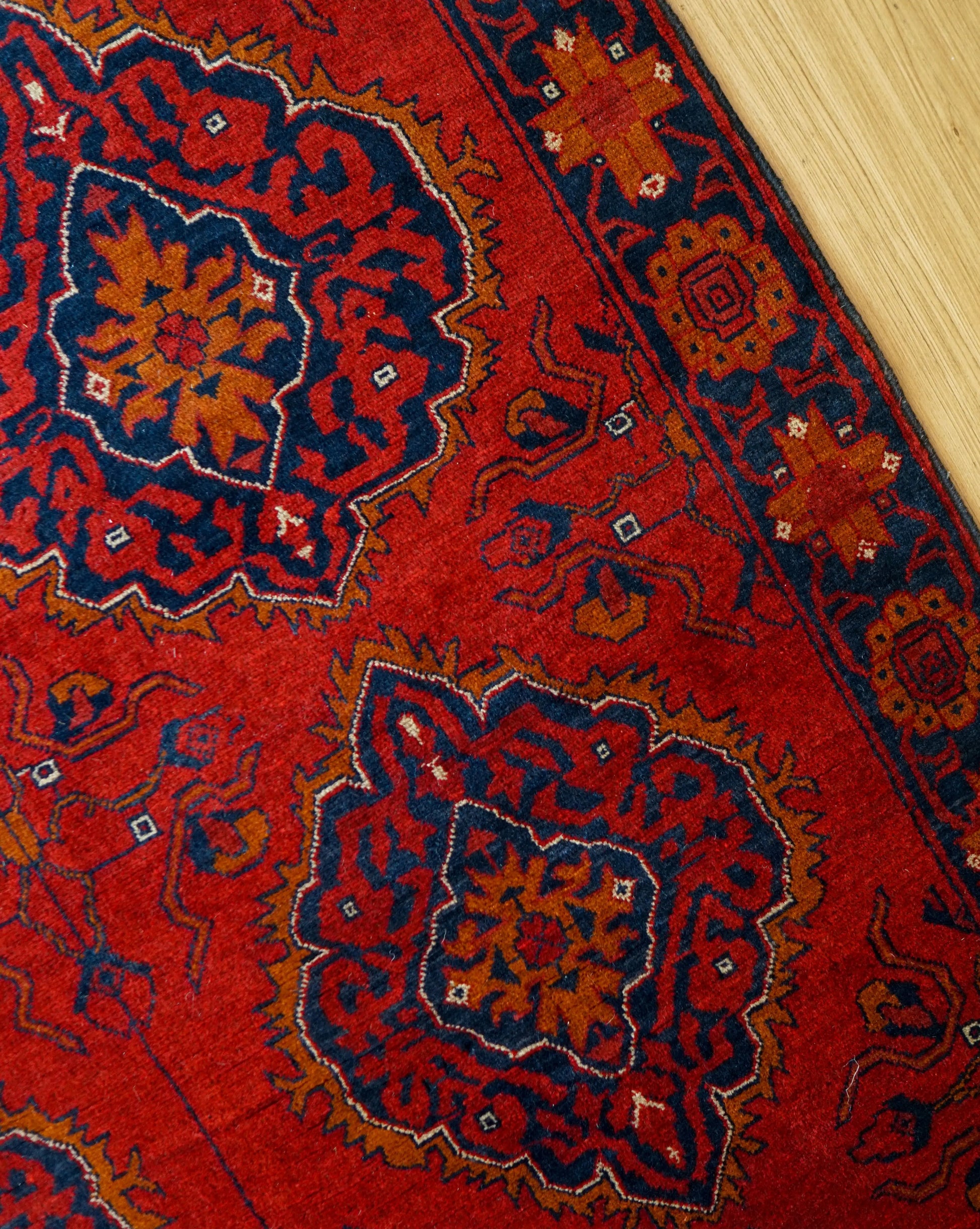 アフガニスタン手織り絨毯 カールモハメディ  194×130cm Decorworks