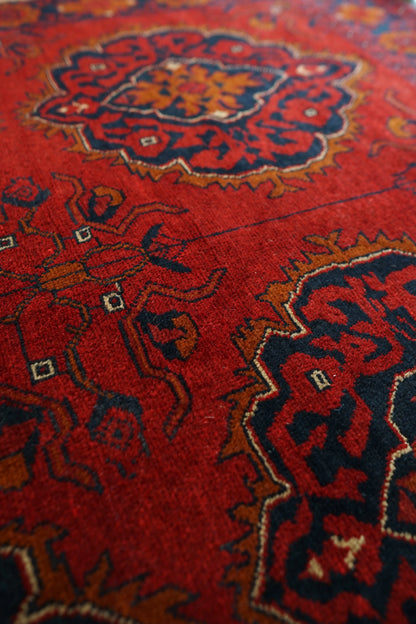 アフガニスタン手織り絨毯 カールモハメディ  194×130cm Decorworks