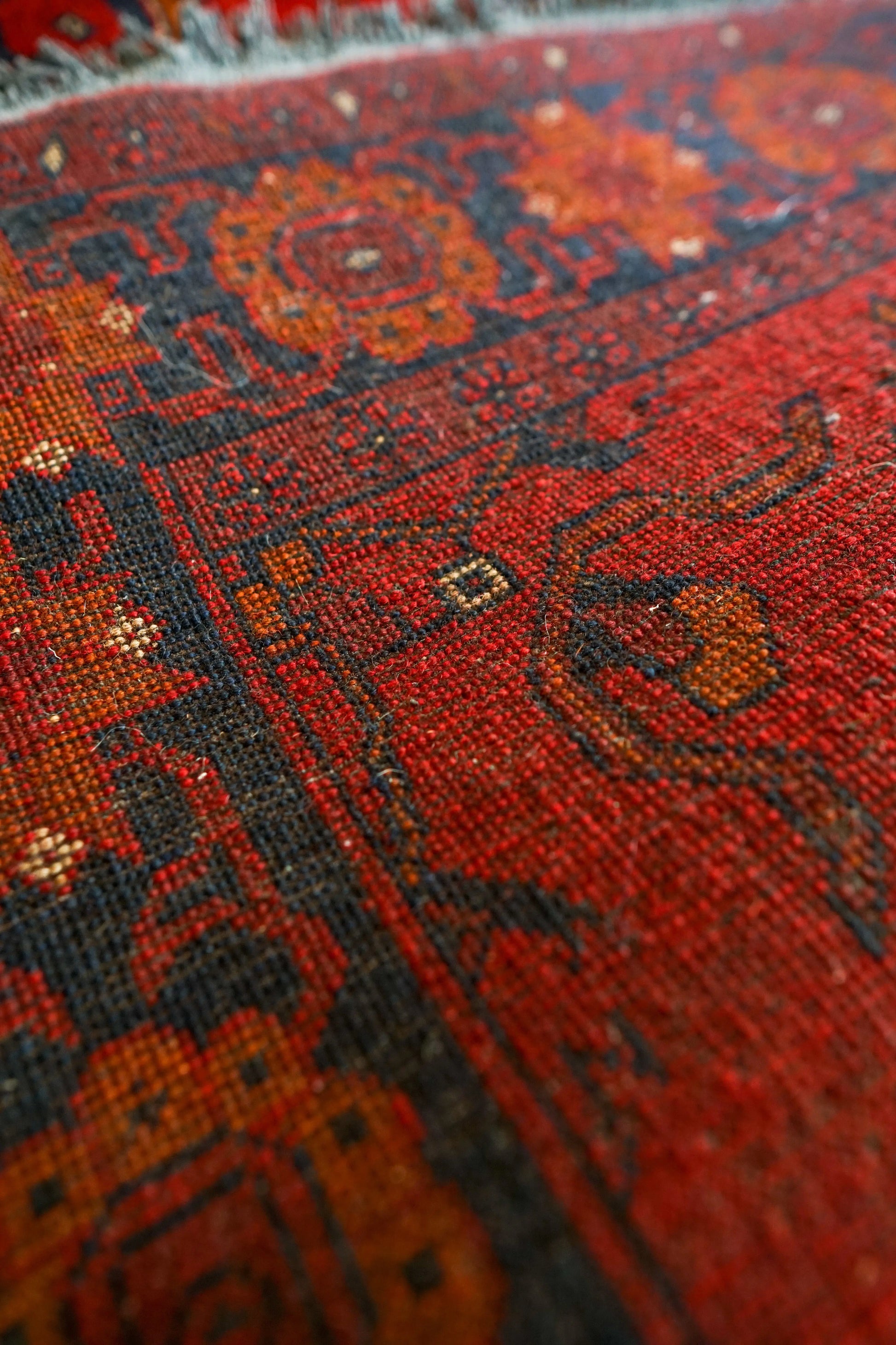 アフガニスタン手織り絨毯 カールモハメディ  194×130cm Decorworks